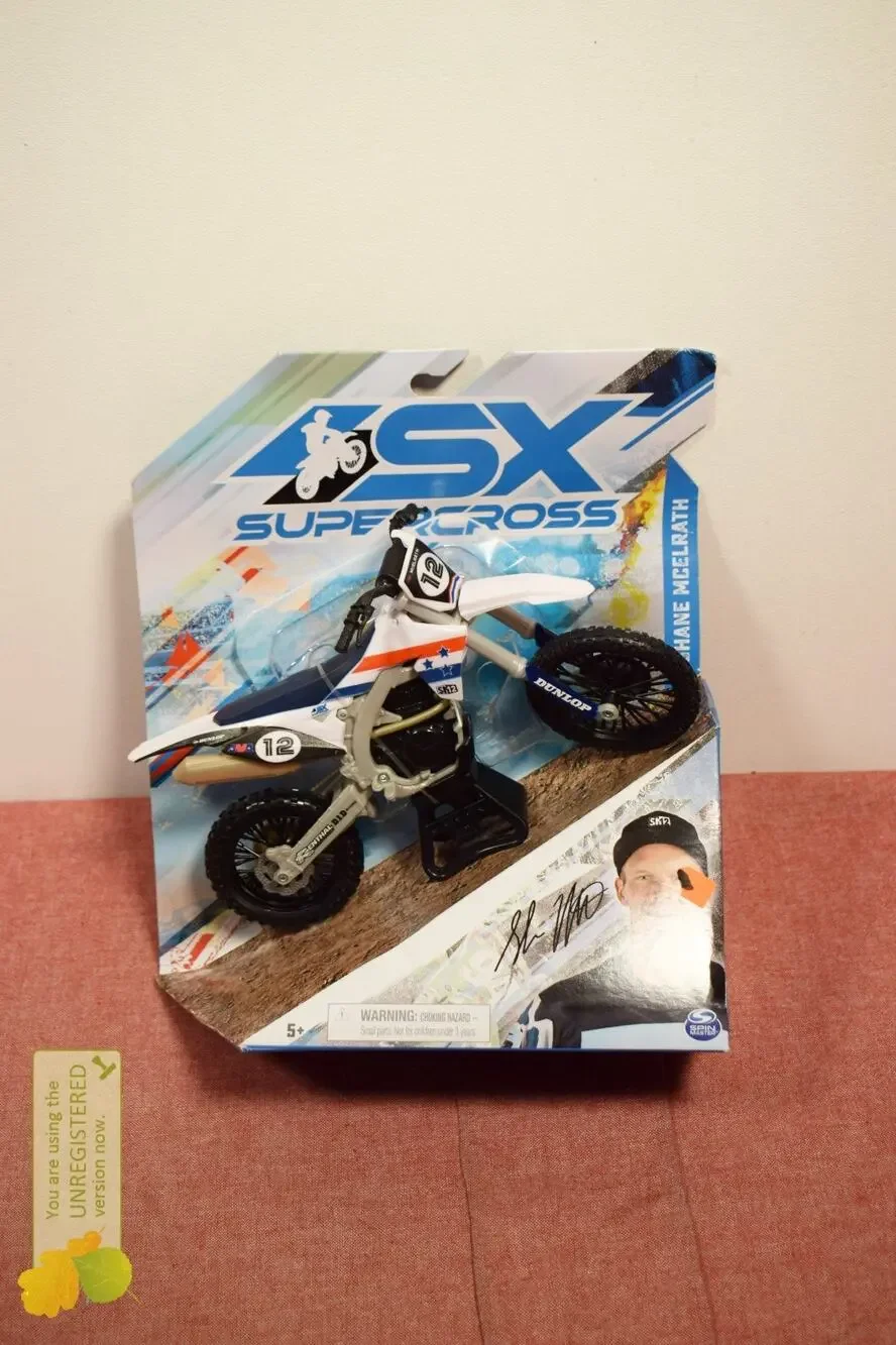 AMA Supercross Championship Motorcycle Shane McElrath #12 Figure 1:10 Scale
